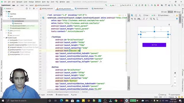 Move One Activity to Another Activity in Android Studio смотреть онлайн