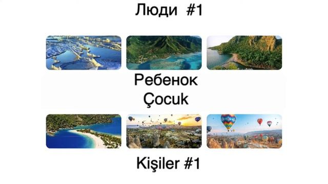 1.Урок турецкого языка - люди / ОБУЧЕНИЕ / СЛОВА / ПЕРЕВОД / Турецкие слова смотреть онлайн