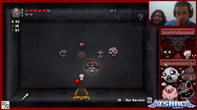 The Binding Of Isaac Rebirth # 7 ( Cooperativo - Reto a por el 100% ) смотреть онлайн