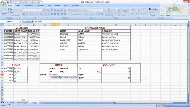 Excel Top 5 Formula Most Used смотреть онлайн