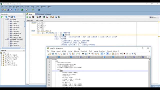 Oracle XML tutorial - XQuery, SQL, XMLTable смотреть онлайн