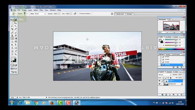 TUTORIAL MANIPULASI FOTO PS 7 смотреть онлайн