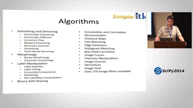 SimpletITK Advanced Image Analysis for Python | SciPy 2014 | Bradley Lowekamp, Luis Ibanez, Matth смотреть онлайн