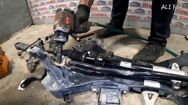 замена рулевой рейки - подрамник - рычаги - стабилизатор ..kia sportage смотреть онлайн