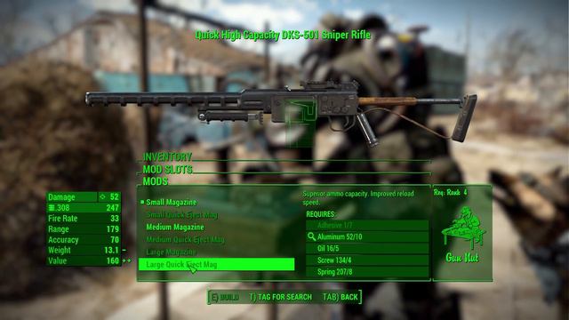 Fallout 4 Mods - DKS-501 Sniper Rifle смотреть онлайн