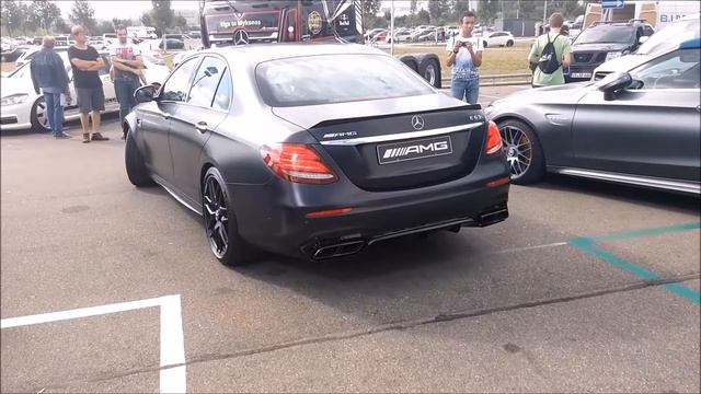 2018 Mercedes-AMG E63 S Cold Start смотреть онлайн