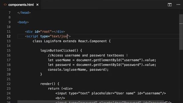 Creating React JS Components - Accessing UI elements and Event Handling (Part 2) - Music Only смотреть онлайн