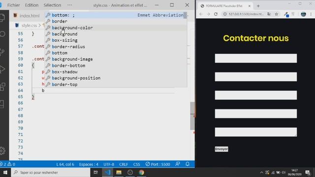 Effet Placeholder CSS | Rodrigue tech смотреть онлайн