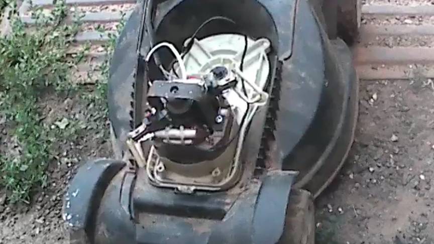 ремонт электрического двигателя газонокосилки смотреть онлайн