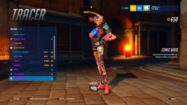 NEW TRACER COMIC SKIN CHALLENGE|Overwatch смотреть онлайн