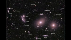 Созвездие Дева и скопление галактик