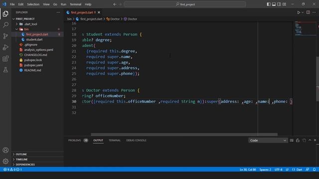 10 - super constructor | object oriented programming course смотреть онлайн