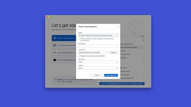 Full Stack React Django DRF Project | Chat App | Initiating Project Source Control смотреть онлайн