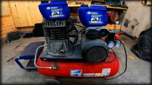 FIAC AB 50/100-360 A. Замена масла, как и сколько его нужно