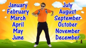 12 Months of the Year | Exercise Song for Kids | Learn the Months | Jack Hartmann