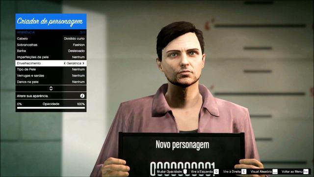 Criando o personagem - GTA V PC смотреть онлайн