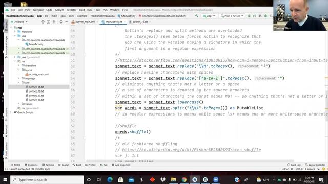 Android App: Read Raw Text File and Make a Dada Poem смотреть онлайн
