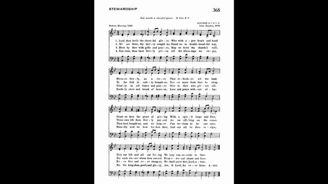 Lord, Thou Lov'st the Cheerful Giver (Beecher) смотреть онлайн