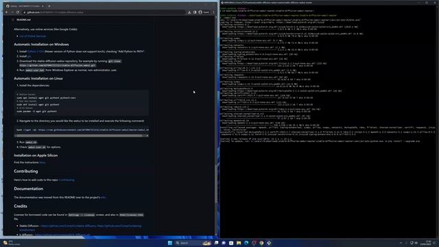 Stable Diffusion Windows Installation process смотреть онлайн
