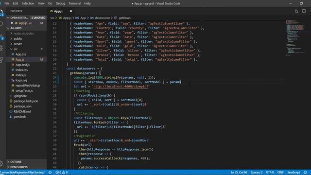 React Ag-Grid Tutorial: Infinite Scroll - Effortless Handling Of Large Data Sets | Codenemy Tutoria