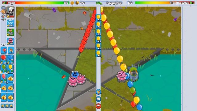 Случайно скоростные битвы #2 - Bloons TD Battles 2 смотреть онлайн