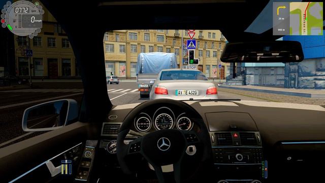 City Car Driving - Mercedes-Benz C180 W204 смотреть онлайн
