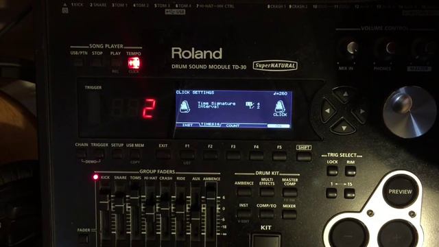 The Roland TD30 Metronome смотреть онлайн