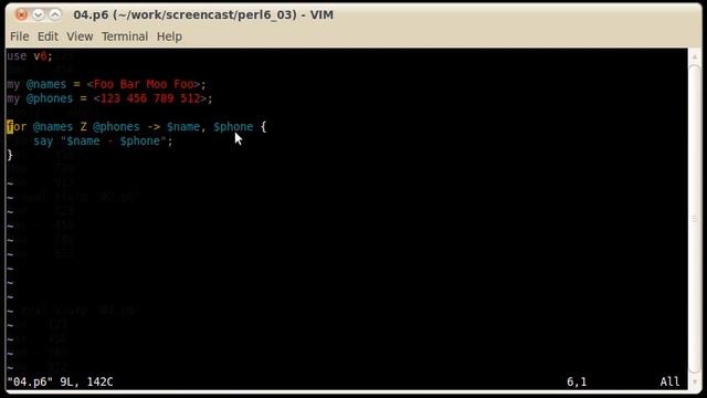 Perl 6 - part 3 - arrays, ranges смотреть онлайн