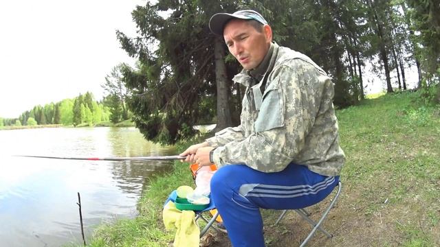 Карась на поплавок. Ловля маховой удочкой.