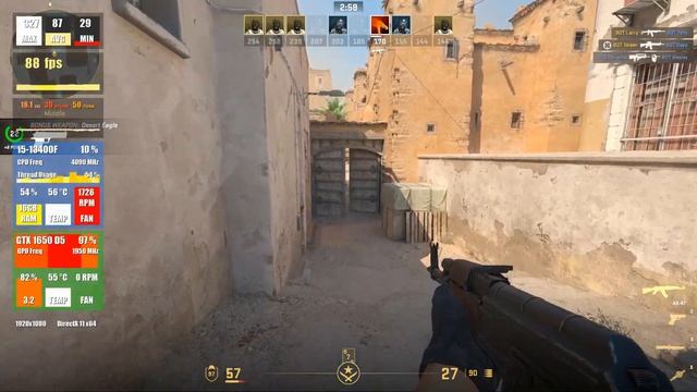 Counter Strike 2 GTX 1650 Ultra Settings FSR смотреть онлайн