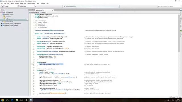 Unity3D Fighting Game Tutorial #3 Splash Screen смотреть онлайн