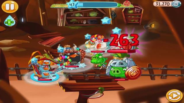Angry Birds Epic: Part-59 Gameplay Chronicle Cave 16: Holy Pools 1-4 (iOS & Android) смотреть онлайн