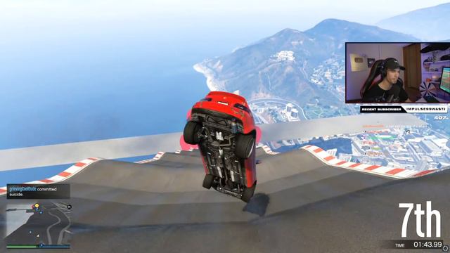 The LUCKIEST MEGA RAMP RACE In GTA 5! смотреть онлайн