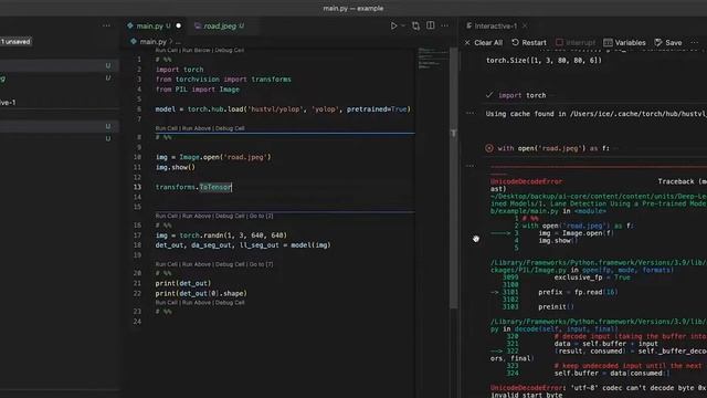 Loading a Pre-Trained Lane Detection Model from a PyTorch Hub смотреть онлайн