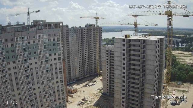 ЖК "Патриотика" cam55 (2018-07-09) смотреть онлайн