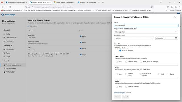 10a. How to install self-hosted azure pipeline agent on Windows : Azure Devops смотреть онлайн