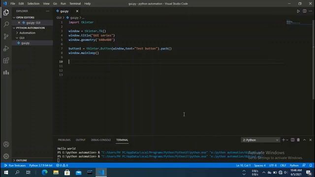 Python GUI Application Development (Part-1) смотреть онлайн