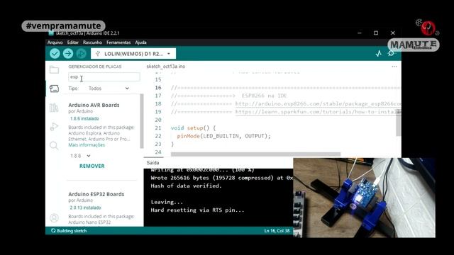 099 - Placa Wemos D1 Wifi ESP8266 #vempramamute смотреть онлайн
