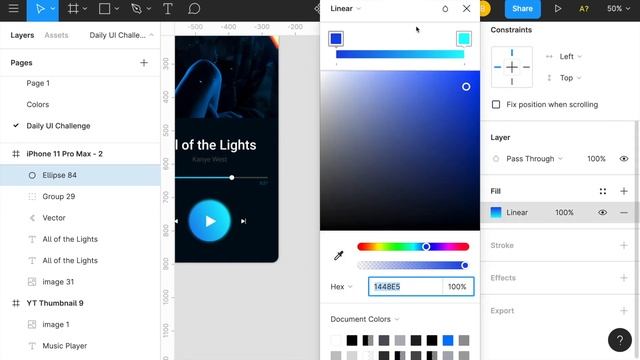 How to Make a Mobile App Screen UX/UI Design Tutorial - Daily UI Challenge Day 9 смотреть онлайн