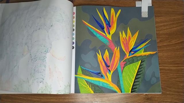 Заканчиваю раскраску-антистресс "COLORISTIC"/ВалерКА смотреть онлайн