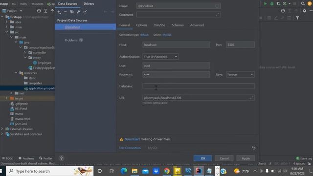 Spring boot Database configuration смотреть онлайн
