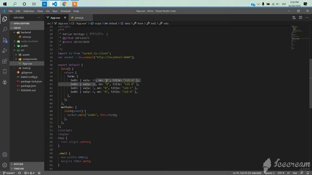 Coneccion de Arduino utilizando Express.js- Socket.io - Vuejs - Jhonny Five JS - PARTE 1 смотреть онлайн