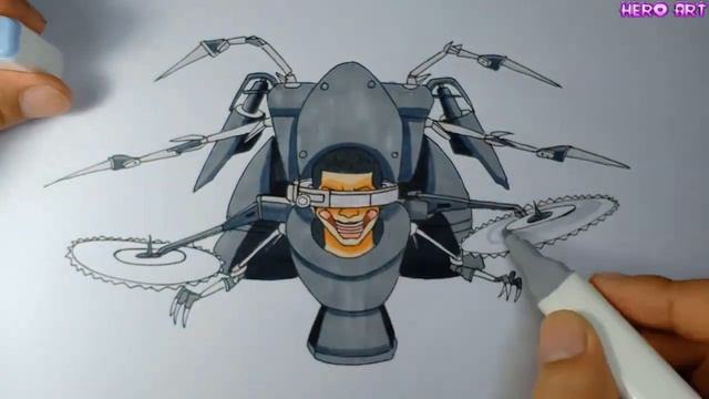 11 characters Skibidi Toilet strongest HERO ART смотреть онлайн