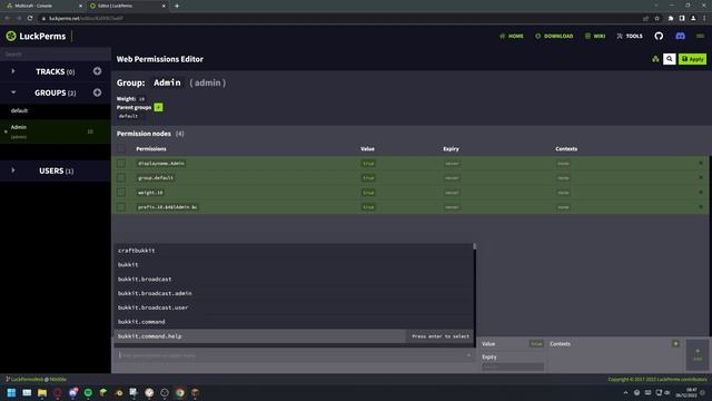 How to set up permissions and ranks on your Minecraft server using LuckPerms смотреть онлайн