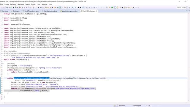 Configure Multiple DataSource using Spring Boot and Spring Data | Java Techie смотреть онлайн
