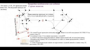 Выкройка комбинезона для собачки.