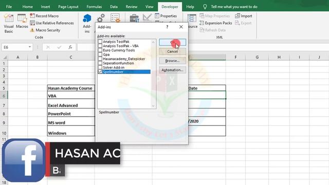 How to insert Date Picker Calendar Drop Down in MS Excel | কিভাবে Calendar অ্যাড করবেন смотреть онлайн