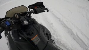 Покатушка на снегоходе Yamaha nytro xtx.ОЧЕНЬ МАЛО СНЕГА!!!!