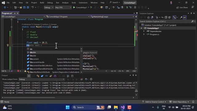 C# Tutorial for Beginners : Decimal, Float, and Double in C# смотреть онлайн