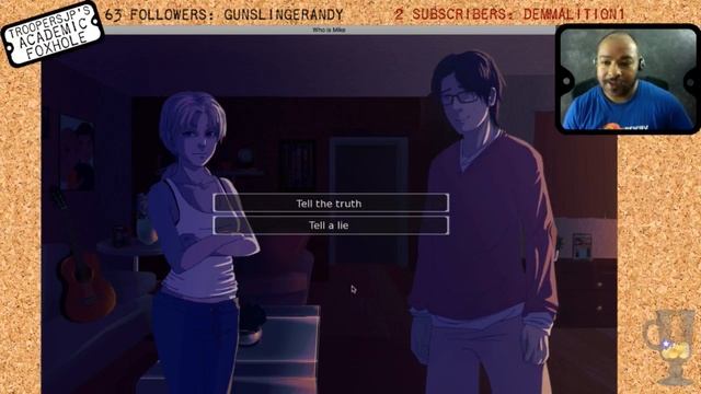 Visual Novel Drive-In Backseat Theatre: Who Is Mike смотреть онлайн